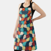 Tablier Motif géométrique Abstrait avec feuilles, gouttes. (Insitu)