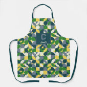 Tablier Motif géométrique Abstrait Bauhaus moderne (Recto)