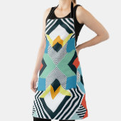 Tablier Motif géométrique Abstrait moderne. (Insitu)