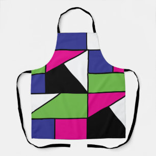 Tablier Motif géométrique coloré
