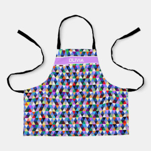 Tablier Motif géométrique coloré personnalisé