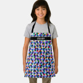 Tablier Motif géométrique coloré personnalisé (Insitu)