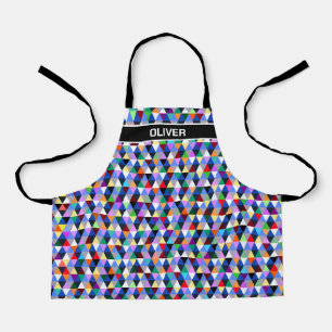 Tablier Motif géométrique coloré personnalisé
