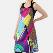 Tablier motif géométrique des années 90 (Insitu)