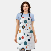 Tablier Motif géométrique du milieu du siècle (Porté)