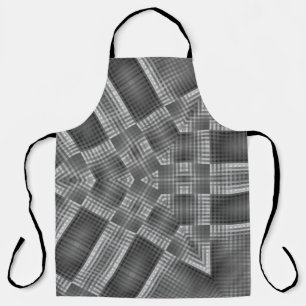 Tablier Motif géométrique gris