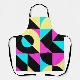 Tablier Motif géométrique inspiré du Bauhaus