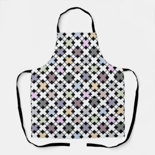 Tablier Motif géométrique multicolore