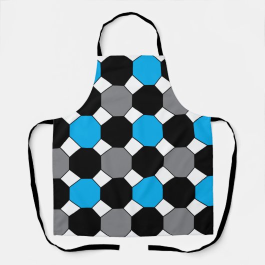 Tablier Motif géométrique octogone coloré (Recto)