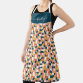 Tablier Motif géométrique rétro de Bauhaus (Insitu)