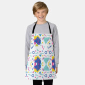 Tablier Motif géométrique Retro Memphis (Porté)