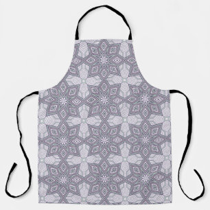 Tablier Motif géométrique rétro multicolore