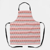 Tablier Motif géométrique rétro rayé multicolore (Recto)