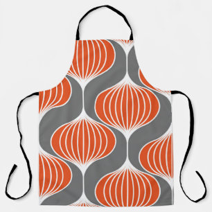 Tablier Motif géométrique sans couture avec des lignes ond