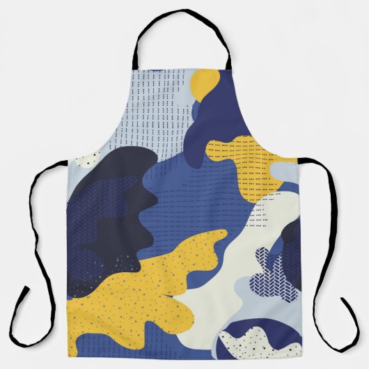 Tablier Motif géométrique sans couture avec indicateur de (Recto)