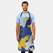 Tablier Motif géométrique sans couture avec indicateur de (Porté)