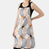 Tablier Motif géométrique sans couture avec lignes ondulée (Insitu)