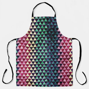 Tablier Motif géométrique triangle vintage sans couture
