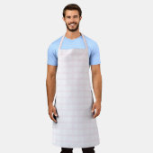 Tablier Motif Gingham Rose Quartz Rose et Pastel (Porté)