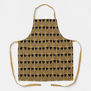 Tablier Motif Gold et Black Art Déco