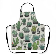 Motif Green Cactus
