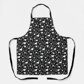 Tablier Motif Hearts and Music Notes (Recto)
