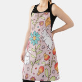 Tablier Motif impeccable avec lapins (Insitu)