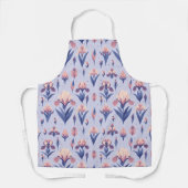 Tablier Motif Iris Flower (Recto)