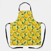 Tablier Motif JAUNE DE FRUITS DE LÉMON (Recto)