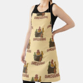 Tablier Motif Joueurs de Thanksgiving amusant (Insitu)