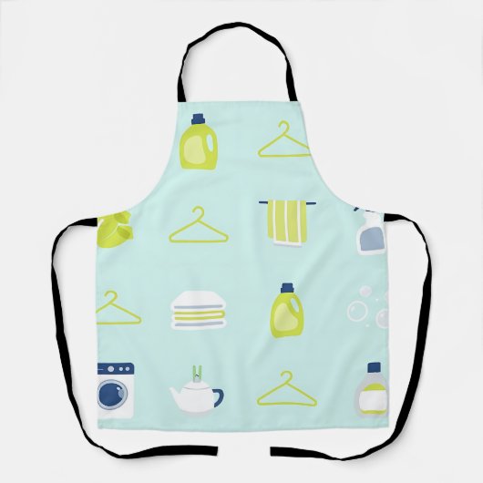 Tablier Motif Jour de Lessive Frais (Recto)