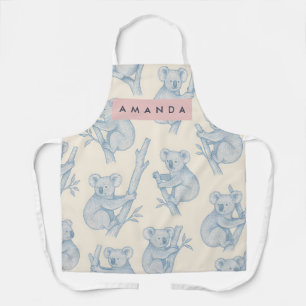 Tablier Motif Koala Douillet Personnalisé