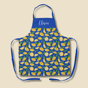 Tablier Motif Lemon méditerranéen