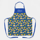 Tablier Motif Lemon méditerranéen (Recto)