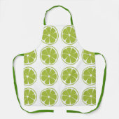 Tablier Motif Lime vert Fruit Lime (Recto)