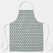 Tablier Motif marocain turquoise (Recto)