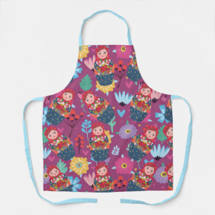 Tablier Motif Matreshka