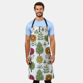 Tablier Motif mignon, nature en été, abstrait  (Porté)