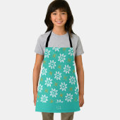 Tablier Motif minimal Orange de la marine de fleurs (Insitu)