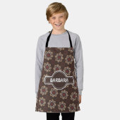 Tablier Motif minimal rose Brown mexicain (Porté)