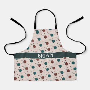 Tablier Motif minimal rouge beige d'Halloween