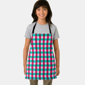 Tablier Motif moderne Blue Magenta Retro (Insitu)