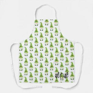 Tablier Motif moderne Gnome Sucre de canne Coeur Nom amusa