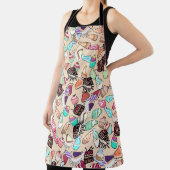 Tablier Motif motif de caniche sans couture. Poignée b (Insitu)