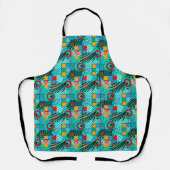 Tablier Motif multicolore créatif abstrait moderne (Recto)