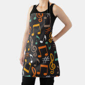 Tablier Motif musical (Insitu)