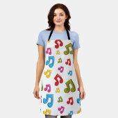 Tablier Motif musical (Porté)