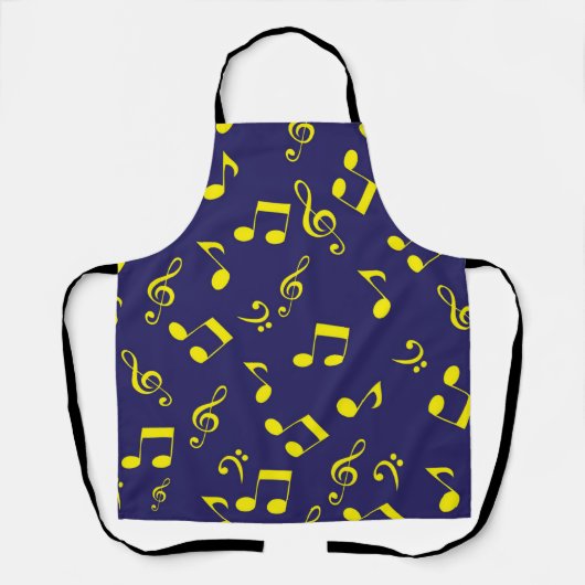 Tablier Motif musical (Recto)