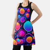 Tablier Motif Neon Bubble (Insitu)