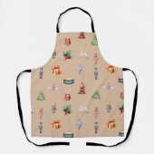 Tablier Motif Nutcracker aquarelle (Recto)